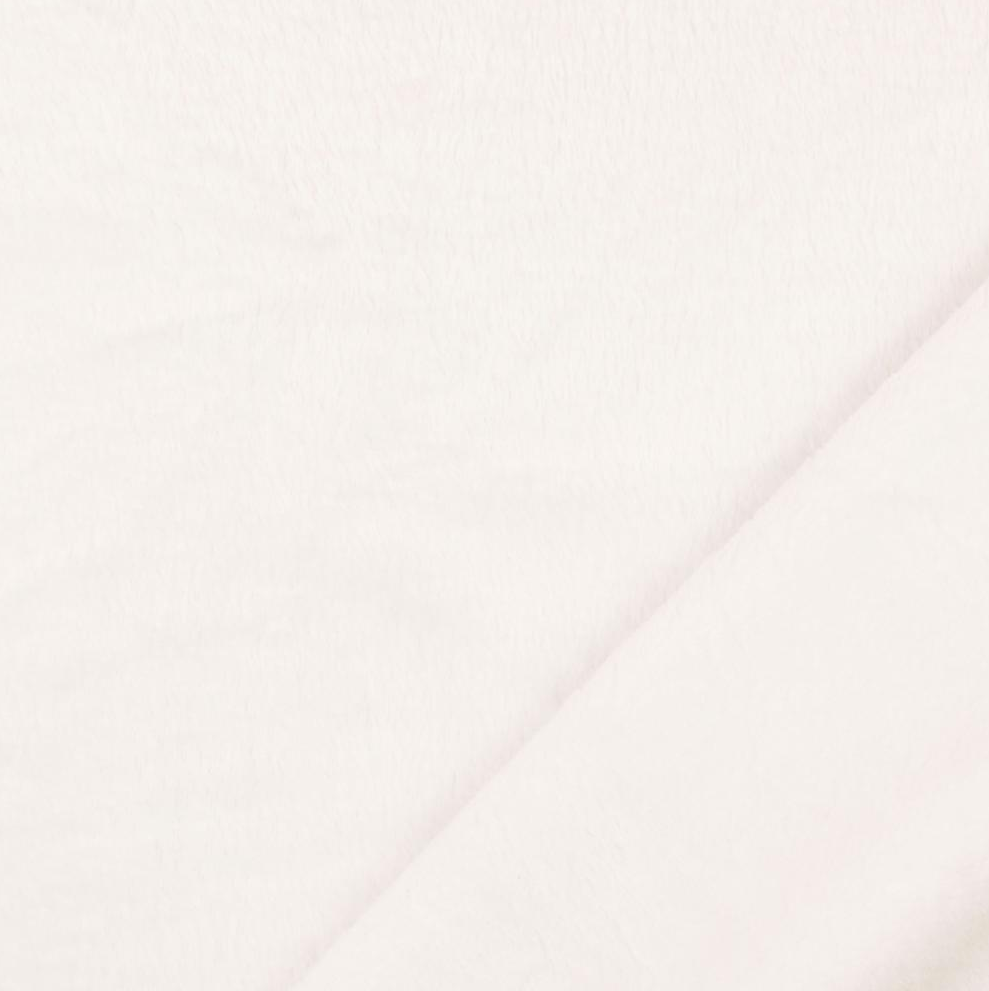 Meterware Fleece in der Farbe Weiß // Qualität: 100% Polyester // Gewicht: 250g/m² // Breite: ca. 160cm //