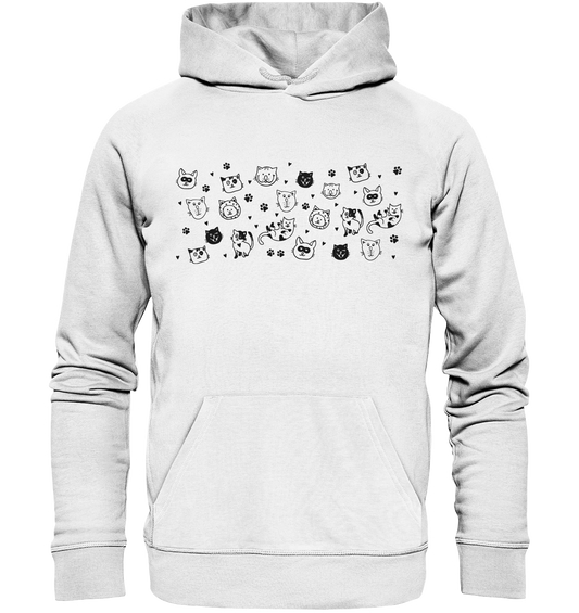 Katzengesicht Pullover  - Kapuzenpullover // XS bis 5XL