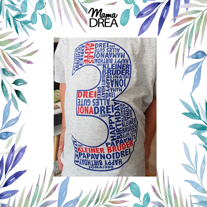 Geburtstagsshirt für 1 bis 5 Jahre