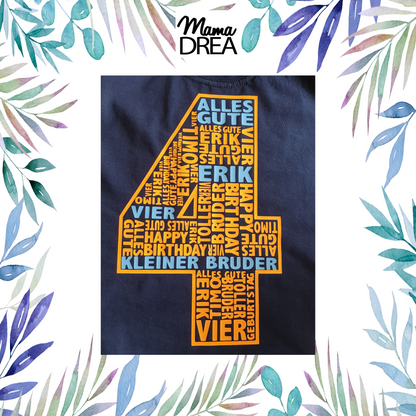 Geburtstagsshirt für 1 bis 5 Jahre
