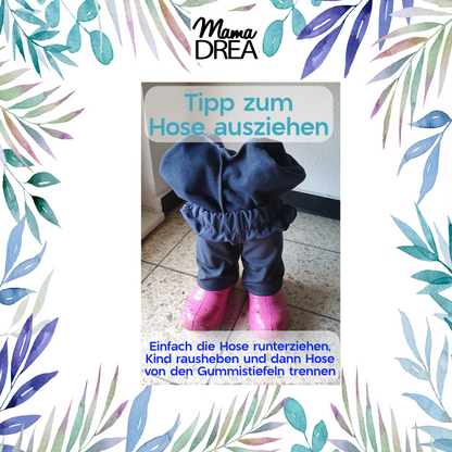 Mama Drea Softshellhose 2.0 in dunkelblau - Größe 86 bis 140